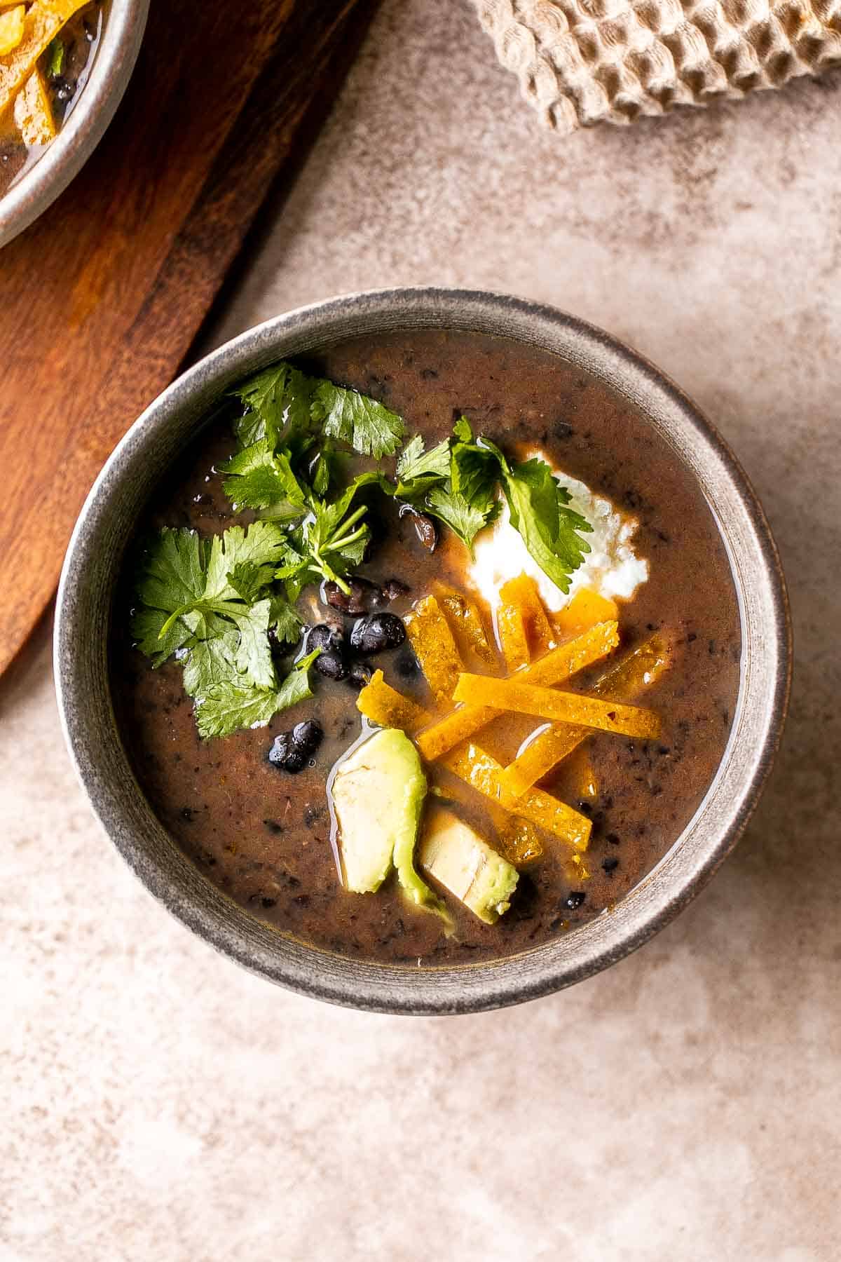 Make Ahead Black Bean Soup: Freeze & Enjoy All Week Long
